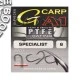 Крючки карповые размер №6 Gamakatsu A-1 G-Carp Specialist X PTFE